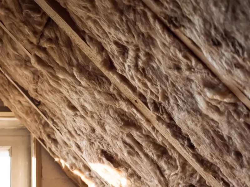 Contraste thermique d'une maison